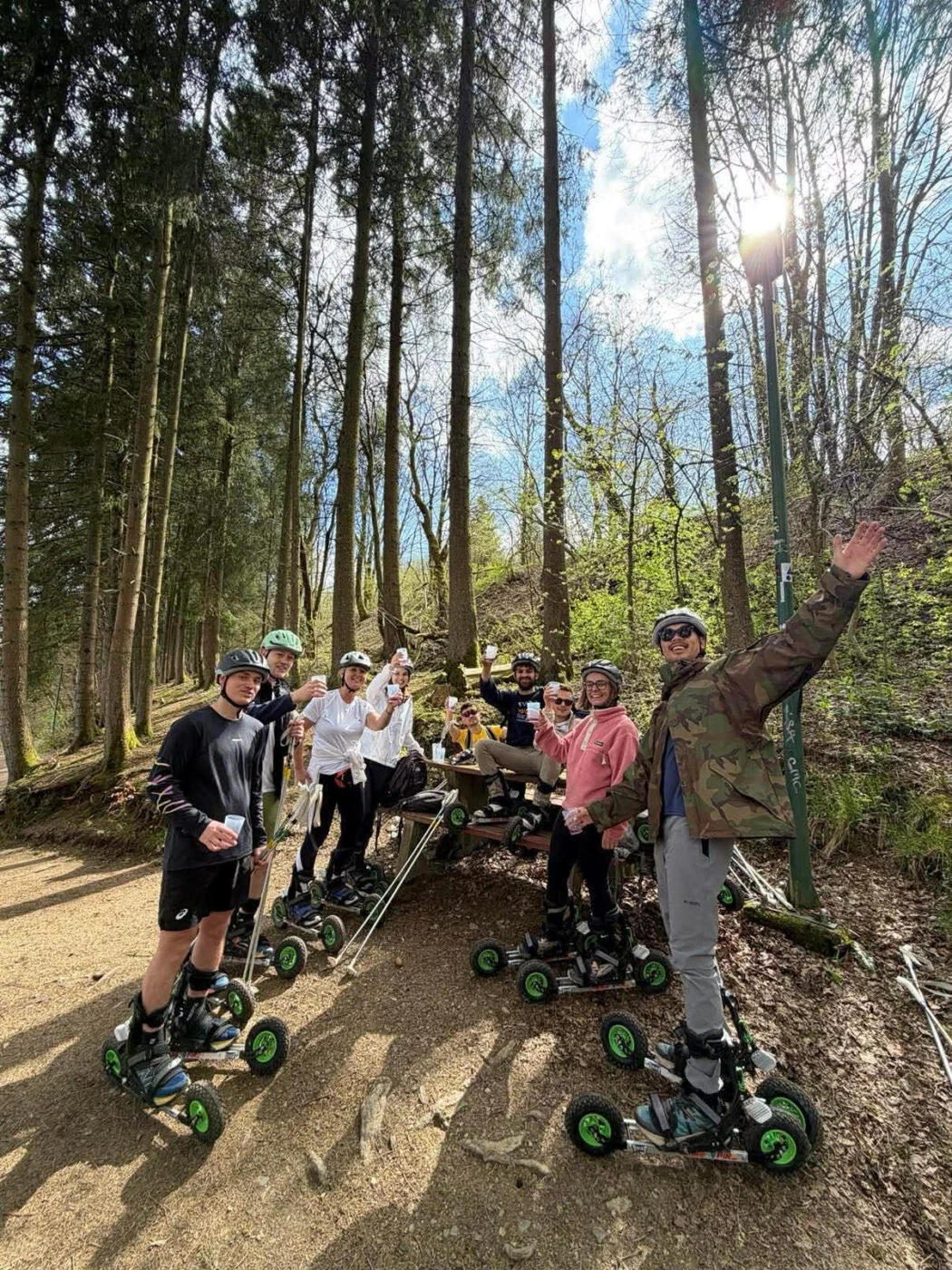 Cross-rolling tour in Belgium