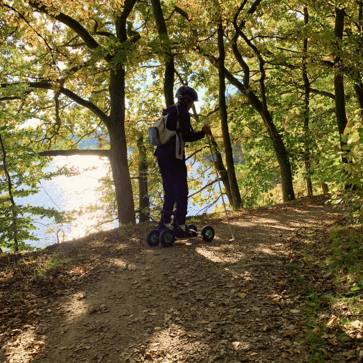 Cross rolling dans les bois